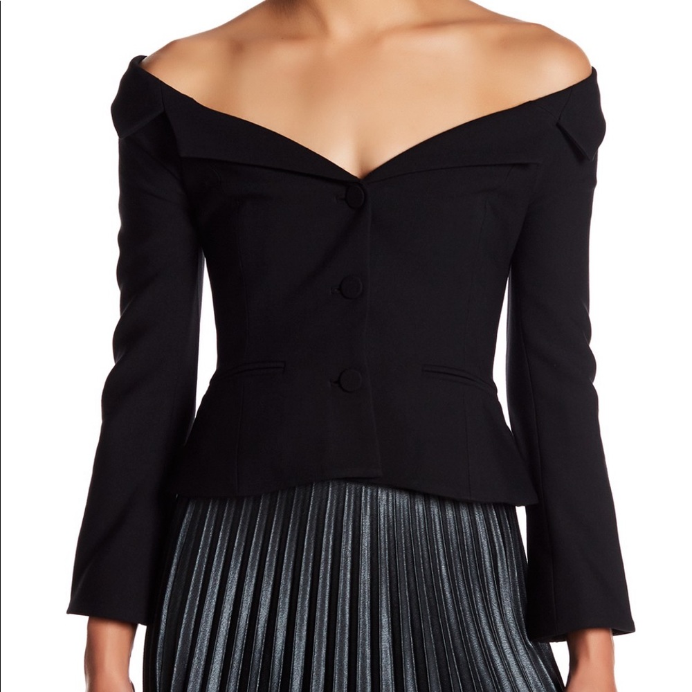 cinq a sept Cold Shoulder blazer